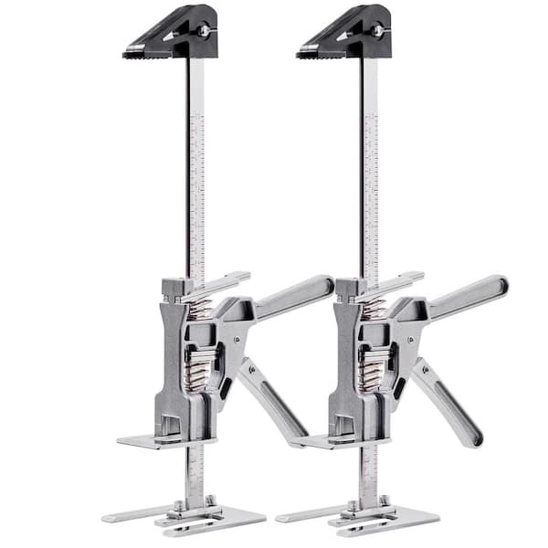 Labor Saving Arm Jack, 2-Pieces 330 lbs. Bearing Capacity, Lifting up to 7.1 in. Metal Hand Lifting Jack Tool, Silver