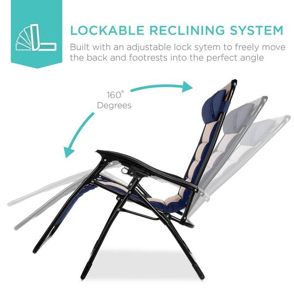 Lawn chair 2024 with tray