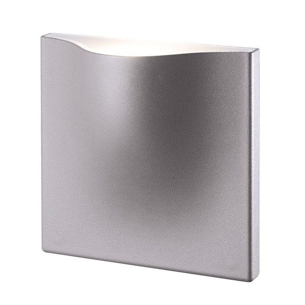 Haven Collection 1-Light Marine Grey Outdoor Wall Lantern Sconce