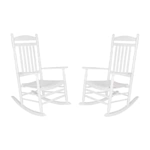 Set of 2 45 in. H Rhode Island Porch Rocker, Porch Rocking Chair, Wooden Porch Rockers, Indoor or Outdoor Rocking Chair