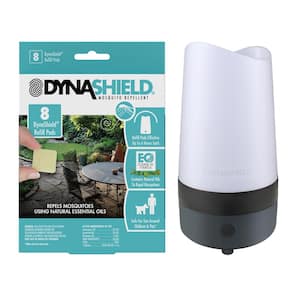 DynaShield Mosquito Repellent in Ocean White with Refills (8-Pack)