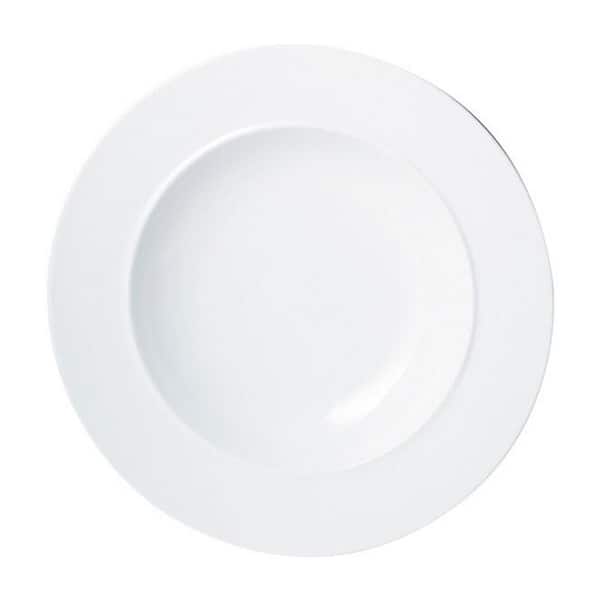 Denby White Porcelain Extra Large Wide Rimmed Bowl