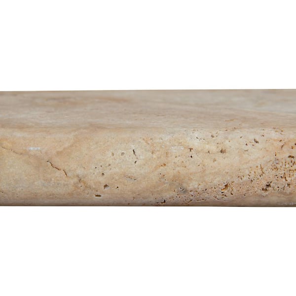 MSI Porcini 2 cm. x 12 in. x 24 in. Brushed Travertine Pool Coping (2 sq. ft.)