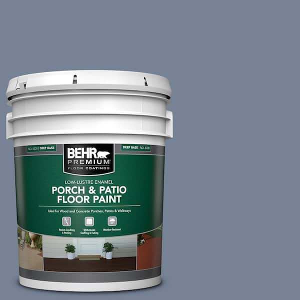 BEHR PREMIUM 5 gal. #PPU15-07 Tranquil Pond Low-Lustre Enamel Interior/Exterior Porch and Patio Floor Paint