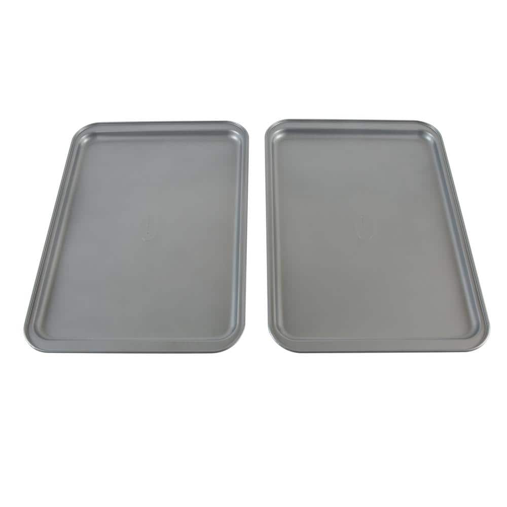 1pc, Deep Baking Sheet, Baking Pan With Double Handles, Non-Stick Carbon  Steel Cookie Sheet, Grilling Trays, Oven Accessories, Baking Tools, Kitchen  G