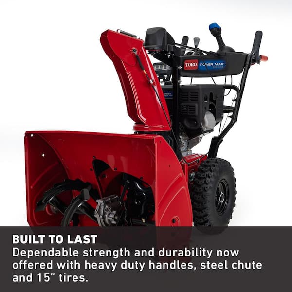 Toro Power Max 826 OHAE 26 in. 252cc Two-Stage Gas Snow Blower with Electric  Start, Auto Steer, Hand Warmers and Headlight 37805 - The Home Depot