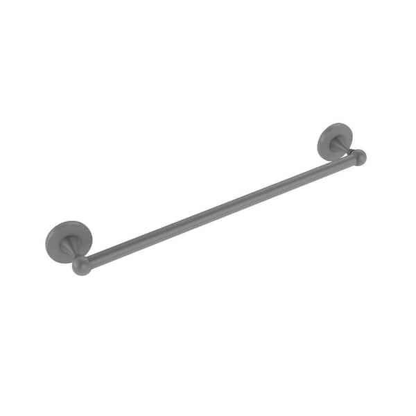 Allied Brass Shadwell Collection 24 in. Wall Mounted Single Towel Bar in Matte Gray