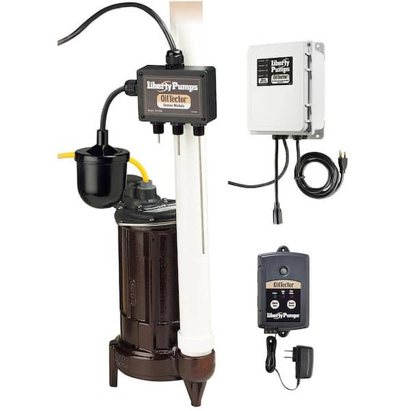 ELV-Series 3/4 HP Submersible Elevator Sump Pump with OilTector Alarm and Control