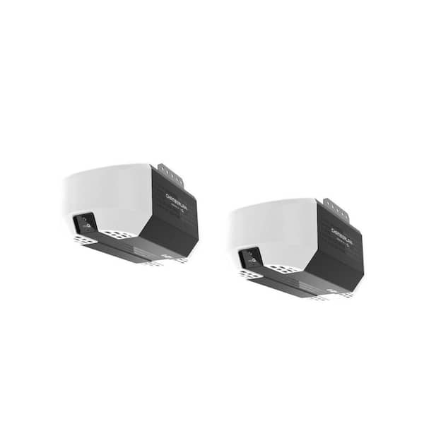 Advanced Series 3/4 HP Smart Belt Drive Garage Door Opener w/ Camera, Remotes, and Motion Sensing Wall Control (2-Pack)