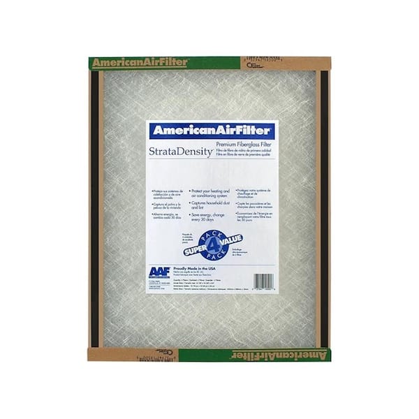 Flanders PrecisionAire 20 in. x 30 in. x 1 in. Strata Fiberglass MERV 1 Air Filter (12 Pack)