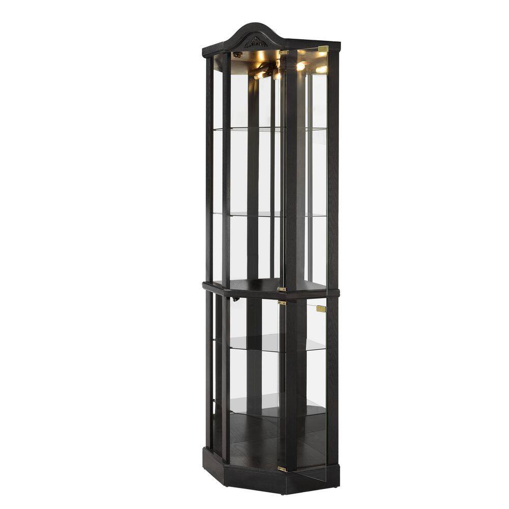 16.73 in. W x 16.73 in. D x 71.93 in. H Bathroom Black Linen Cabinet price history on PriceWatchPro