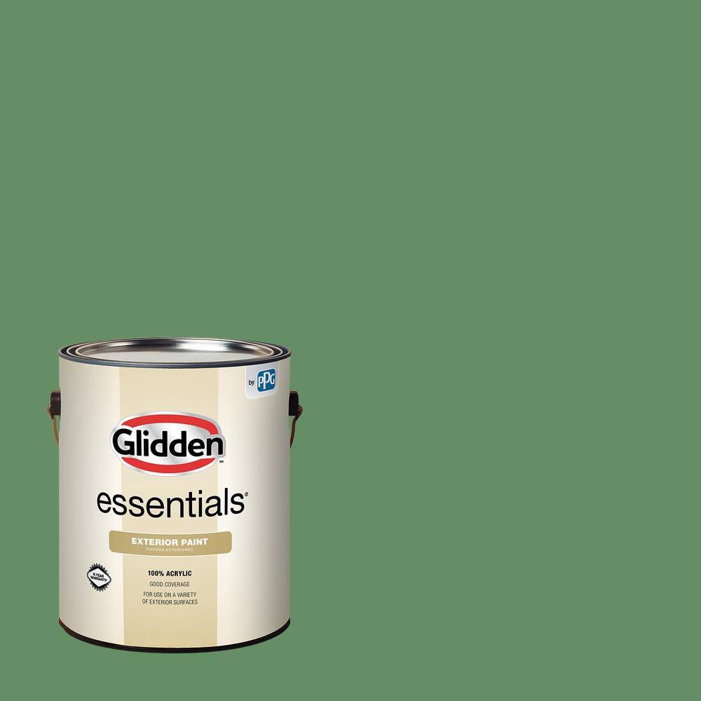 Glidden Essentials 1 gal. PPG1131-6 Succulent Leaves Flat
