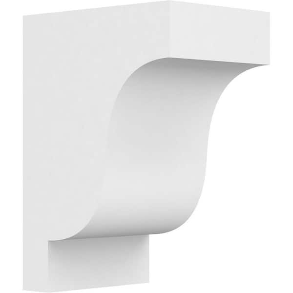 Ekena Millwork 7 in. x 14 in. x 10 in. Standard Newport Architectural Grade PVC Corbel