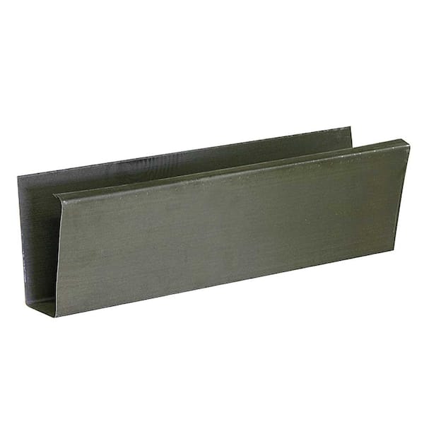 Gibraltar Building Products 4 in. x 10 ft. Bonderized Steel Fascia Gutter