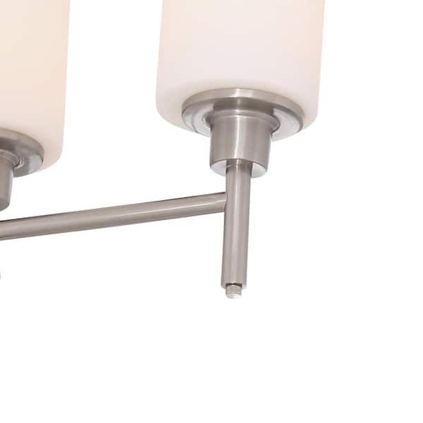 Aubrey 4-Light Satin Nickel Vanity Light