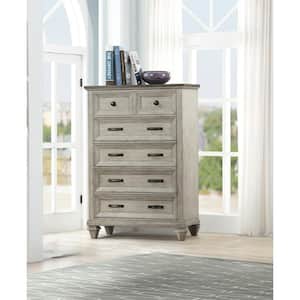 New Classic Furniture Mariana Vintage Creme 5-drawer 40 in. Chest