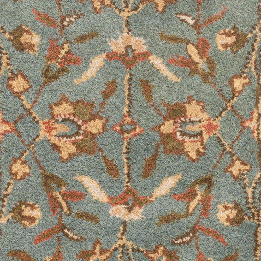 Heritage Blue Wool Hand-Tufted Area Rug