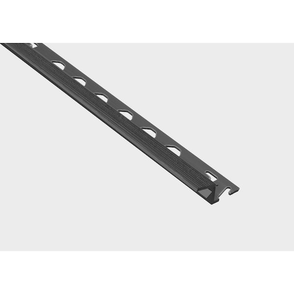EMAC N-Junta Maui Black 0.5 in. D x 0.5 in. W x 98.4 in. L square angle shape ASTRA polymer Molding and Transition Trim