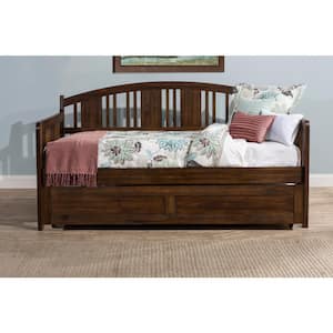 Dana Wood Twin Daybed with Trundle, Brushed Acacia