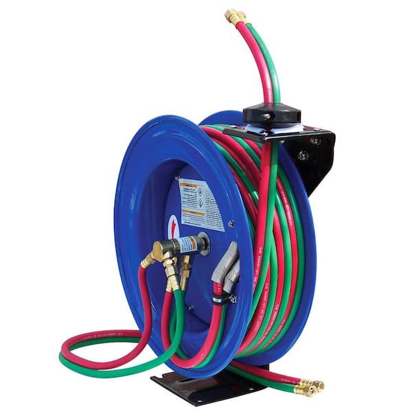 Cyclone Pneumatic 50 ft. Professional Dual-Hose Welding Reel CP3684 - The  Home Depot