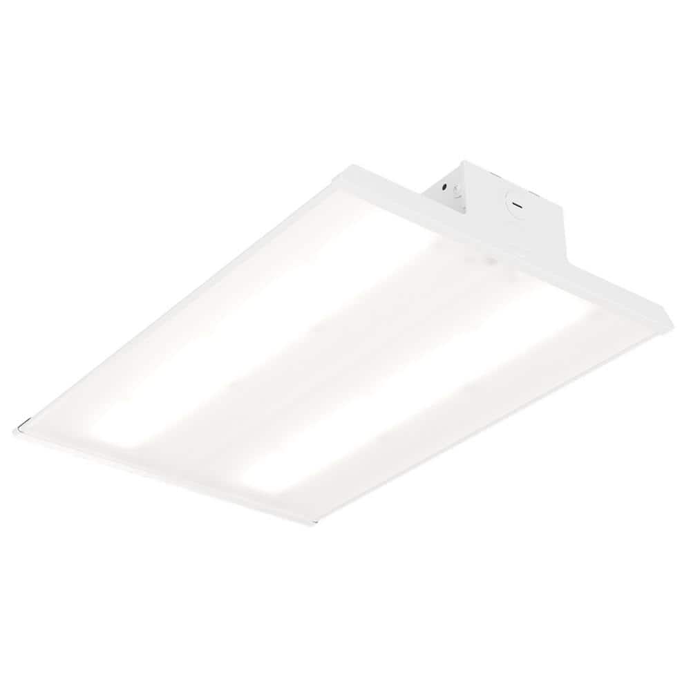 Lithonia Lighting IBE 1.5 ft. 200-Watt Equivalent Adjustable Lumen and CCT Integrated LED White High Bay Light -  2824MH