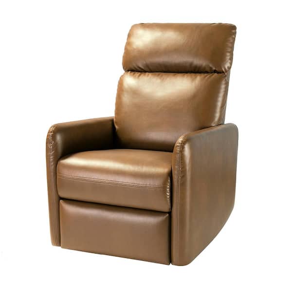 JAYDEN CREATION Quincy Camel Swivel Chair with Metal Base
