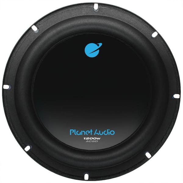 Planet Audio AC8D 8 in. 1200 Watt Car Subwoofer Power Sub Woofer DVC 4 Ohm