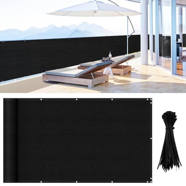 47.28 in. x 590.4 in. Privacy Fence, Heavy-Duty, Outdoor Privacy Screen for Wall Garden Patio Balcony Yard Plastic