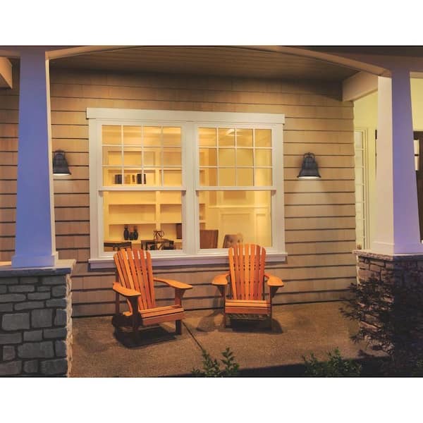 Orson 1-Light Oil Rubbed Bronze Outdoor Integrated LED Wall Lantern Sconce