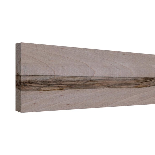 Ornamental Mouldings 3/4 in. D x 1.5 in. W x 2 ft. L Unfinished Rustic Soft Maple Wood Board