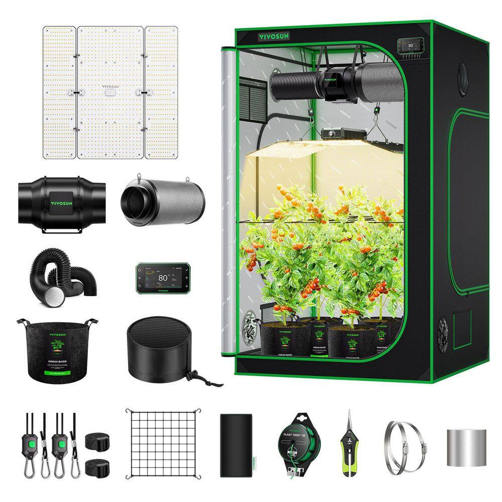 4 ft. x 4 ft. Smart Grow Tent Kit with LumaLight 400W LED Grow Light, Ventilation System, GrowHub E42A+ Controller price history on PriceWatchPro