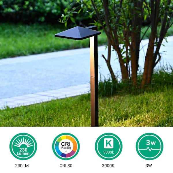 80-Watt Green Line Voltage Hardwired Path Light 80-Watt Green Line Voltage Hardwired Path Light