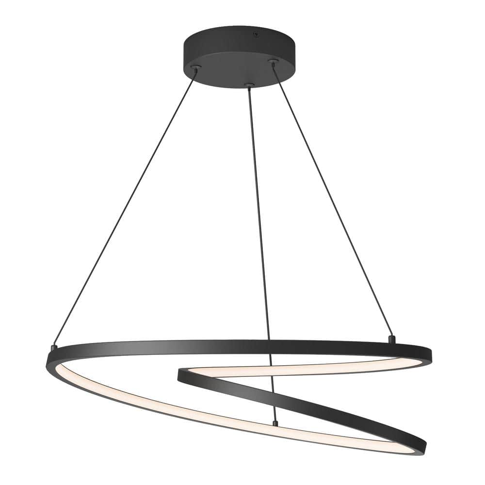 Salto 26-Watt Black LED Indoor/Outdoor Pendant Light