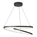 Artika Salto 26 Watt 1 Light Black Modern 3 CCT Integrated LED