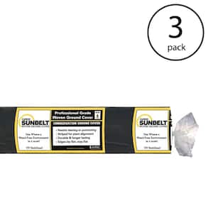3 ft. Woven Weed Barrier Landscape Fabric, 300 ft. (3-Pack)
