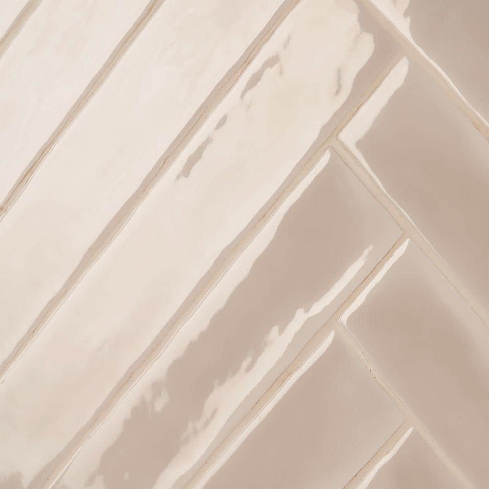 Capetown Beige 2" x 20" Polished Ceramic Subway Wall Tile