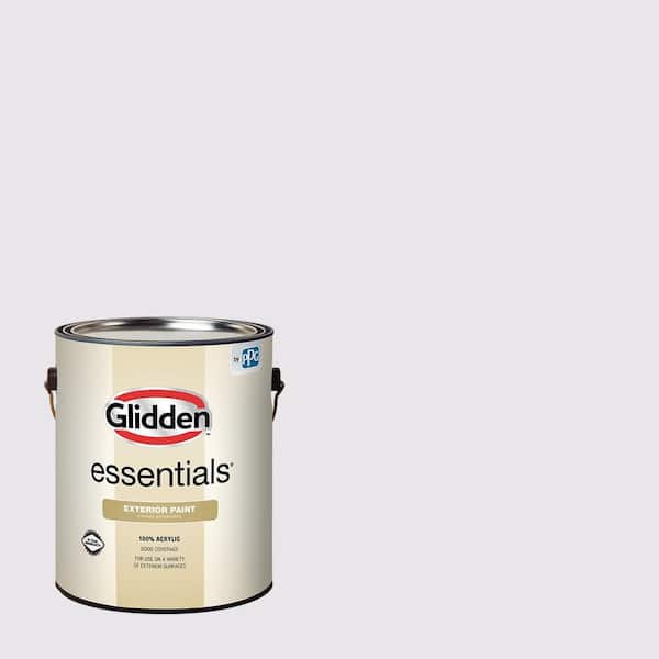 Glidden Essentials 1 gal. PPG1247-1 Orchid Mist Satin Exterior Paint