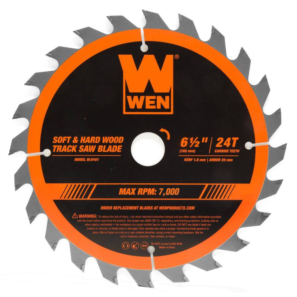 6.5 in. 24-Tooth Carbide-Tipped Track Saw Blade price history on PriceWatchPro