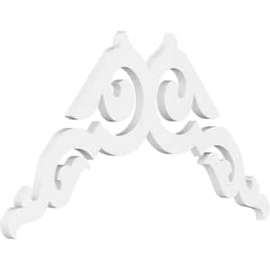 1 in. x 36 in. x 21 in. (14/12) Pitch Rotherham Gable Pediment Architectural Grade PVC Moulding
