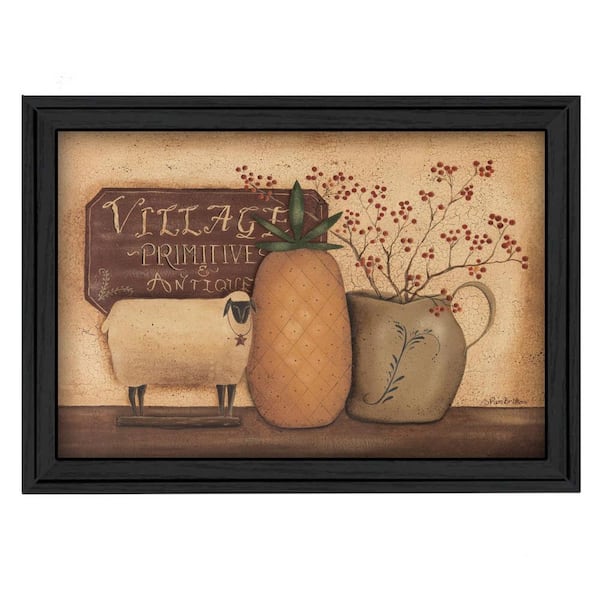 HomeRoots Charlie Country Necessities 1-Piece Framed Wall Art 15 in. x 19 in.