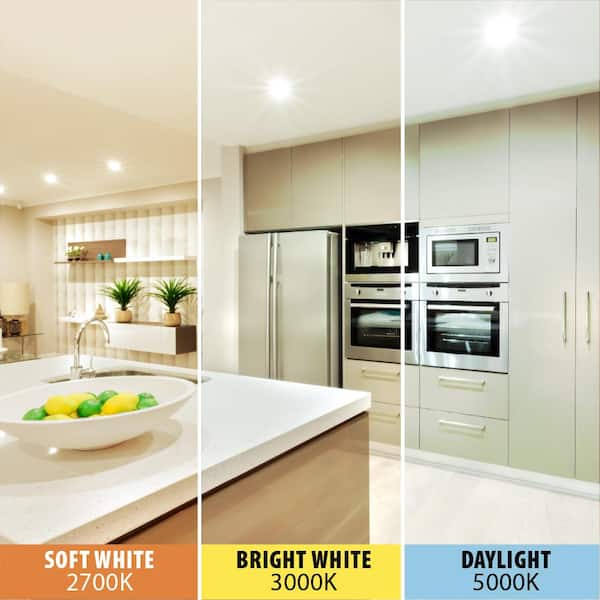 Reviews for Feit Electric 6 in. Integrated LED White Dimmable CEC Title 24 Integrated J Box Canless Recessed Light white 3000K Bright 4 Pack Pg 1 The Home Depot