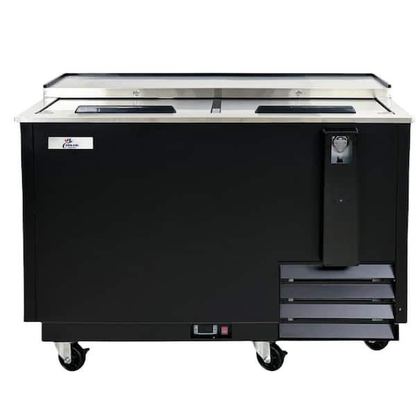 50 in. W 190-Bottles (12 oz.) or 550-Cans (12 oz.) Beverage Cooler Refrigerator