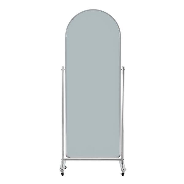 Tradrou Silver 27.9 in. W x 69.2 in. H Rectangle Metal Full Tradrou Silver 27.9 in. W x 69.2 in. H Rectangle Metal Full