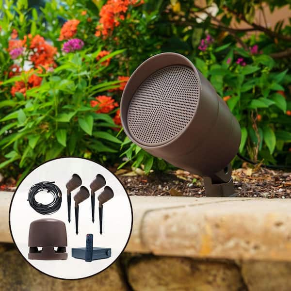 VOLT OHM Outdoor Audio System with 4 Speakers, Cable, Subwoofer & WiiM Steaming Amplifier