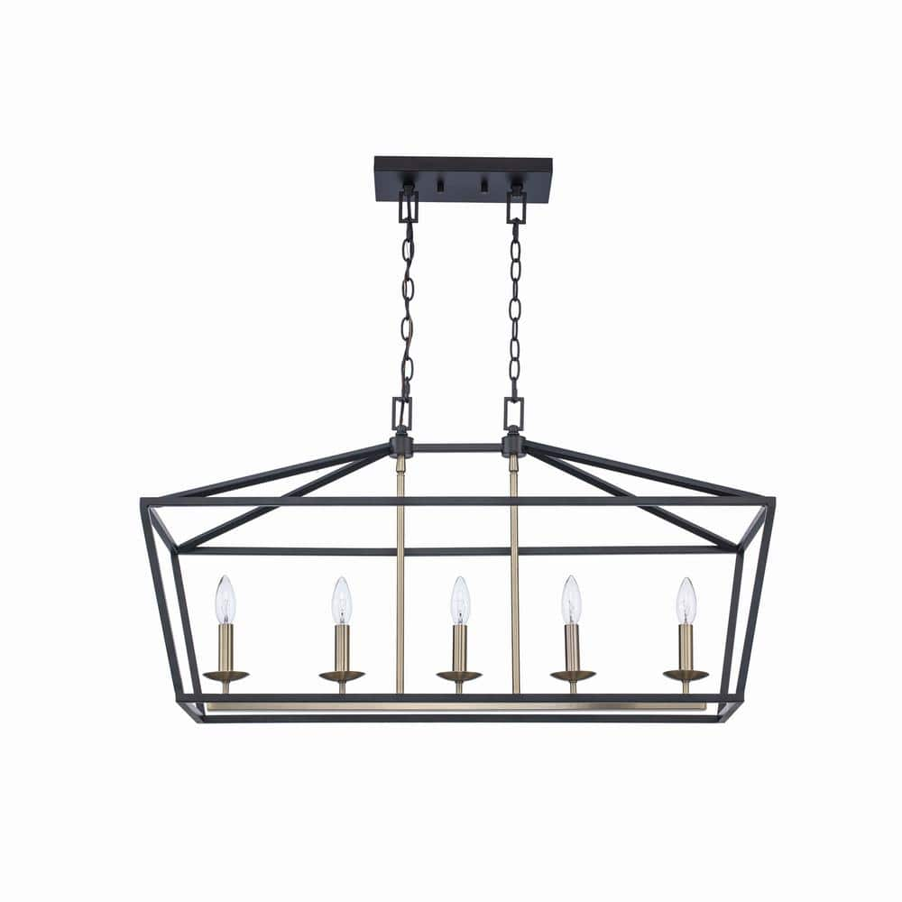 rectangular lantern chandelier