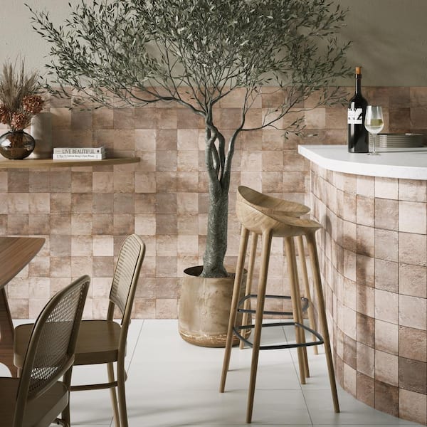 Ivy Hill Tile Terrano Taupe 5.11 in. x 5.11 in. Textured Matte
