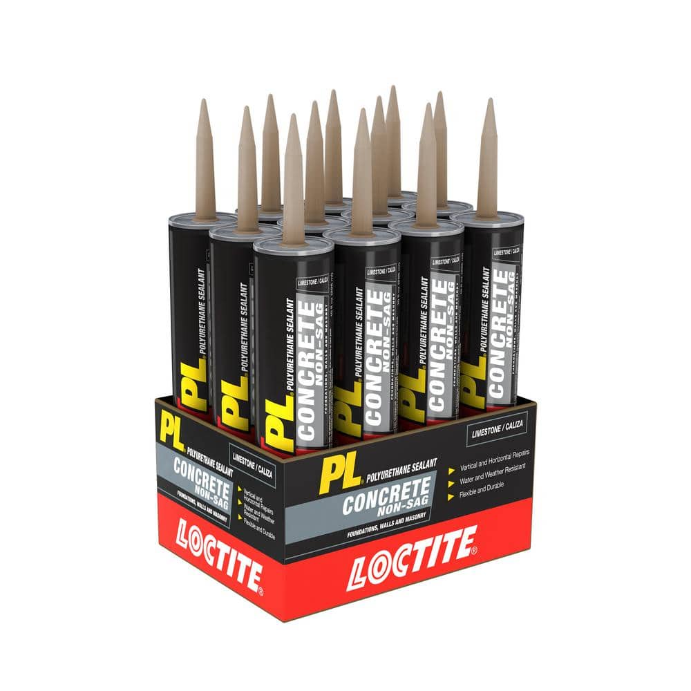 Loctite PL S10 10 fl. oz. Concrete Crack and Masonry Polyurethane Sealant (12Pack) 1618522