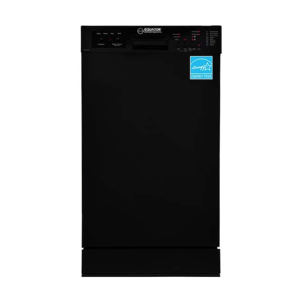 Equator 18 in. Dishwasher Europe ADABuiltin 10 Place Sanitize Delay 1/2 Load 51dB 3.2gal.