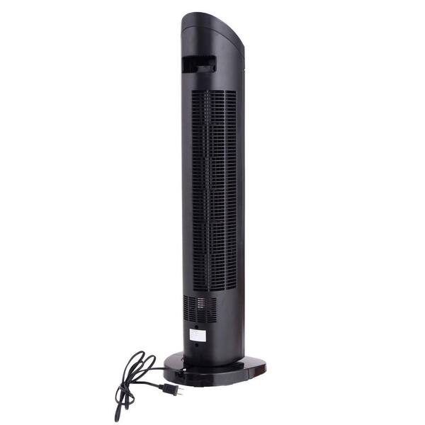 Costway 35 In 3 Speed Portable Oscillating Cooling Bladeless Tower Fan Hw54235 The Home Depot