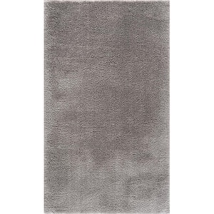 Retro Grey (3 ft. x 5 ft.) - 2 ft. 8 in. x 4 ft. 11 in. Modern Abstract Area Rug Doormat Entrance Floor Mat